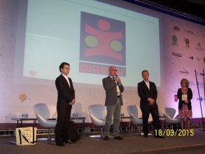 Profº Áquilas Nogueira Mendes,  José Fernando Casquel Monti – Presidente do COSEMS/SP,Marcos Roberto Casquel Monti, - Presidente da APM – Associação Paulista de Municípios e Prefeito da cidade São Manuel e Lenir Santos – Colaboradora do Instituto de Direito Sanitário Aplicado.